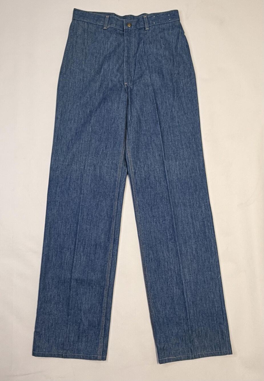 Vintage 70s Two Horse Brand Levi's Jeans Womens 16 Blue Scovill Experimental